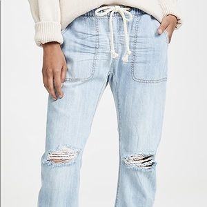 One Teaspoon Shabbies Drawstring Boyfriend Jeans